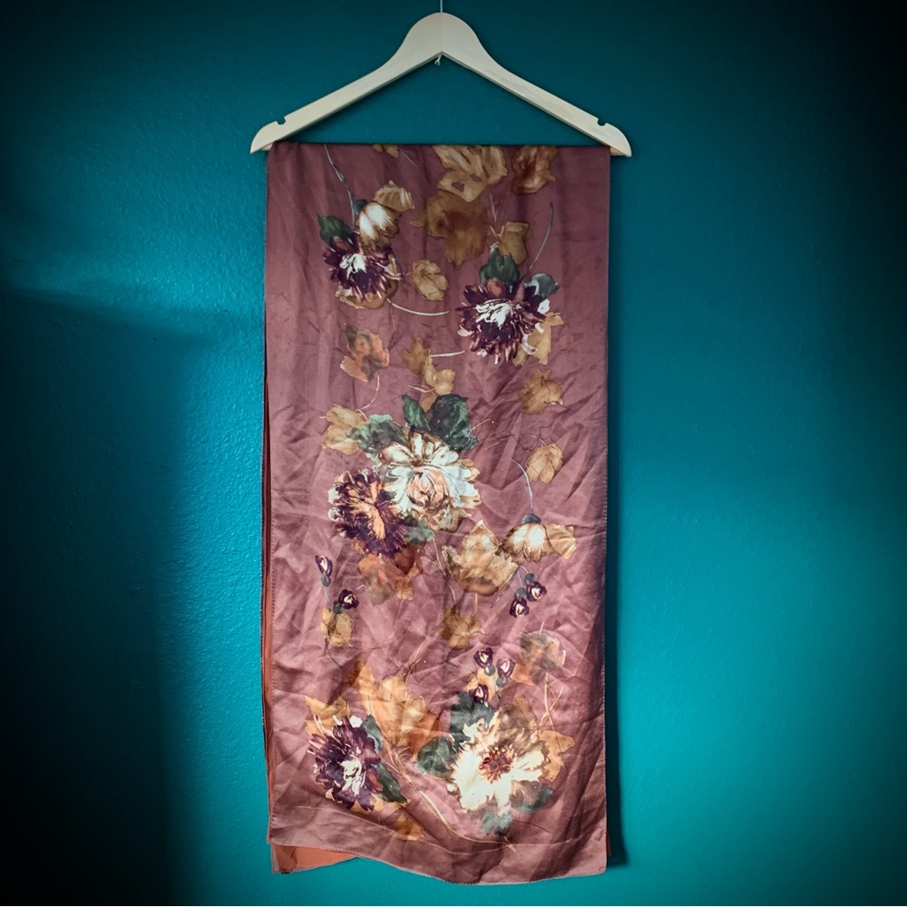 Fall Floral Ralph Lauren Silk Scarf